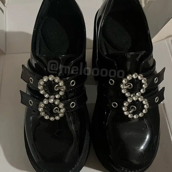 [BUNJANG] Bubbles 13cm Platform Loafers Size 37 / 교판)버블즈 13cm 37 양지뢰 지뢰계 통굽