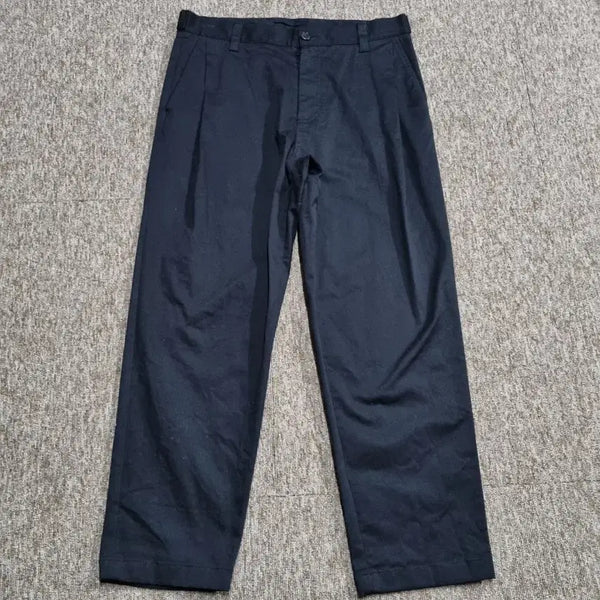 [BUNJANG] EQL Black Cotton Pants Size 34 / 한섬 EQL 블랙 면바지 34