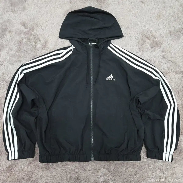 [BUNJANG] Adidas Three-Stripes Windbreaker Jacket / A46. 아디다스 삼선 바람막이