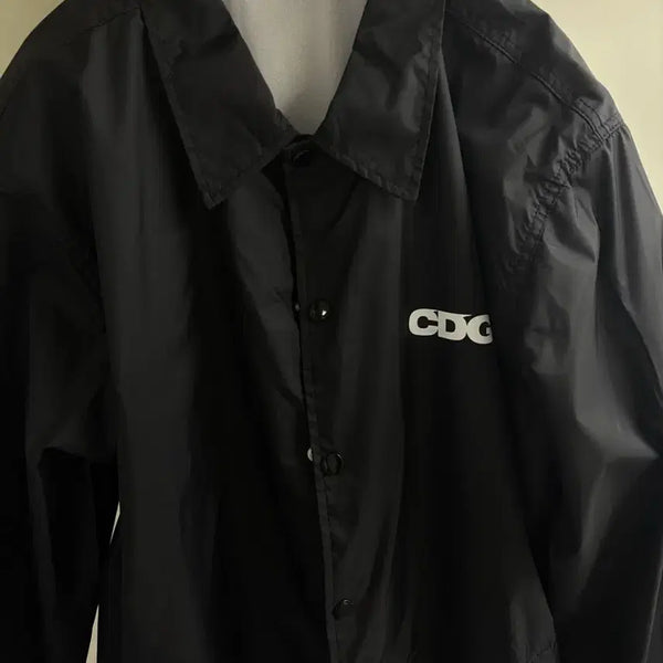 [BUNJANG] Comme des Garçons CDG Logo Coach Jacket XL / (XL) CDG 꼼데가르송 로고 코치 자켓