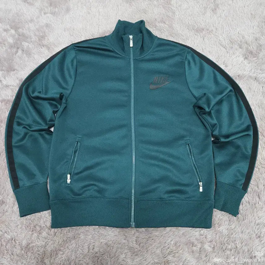 [BUNJANG] Nike Deep Green Track Top / A50. 나이키 딥그린 트랙탑