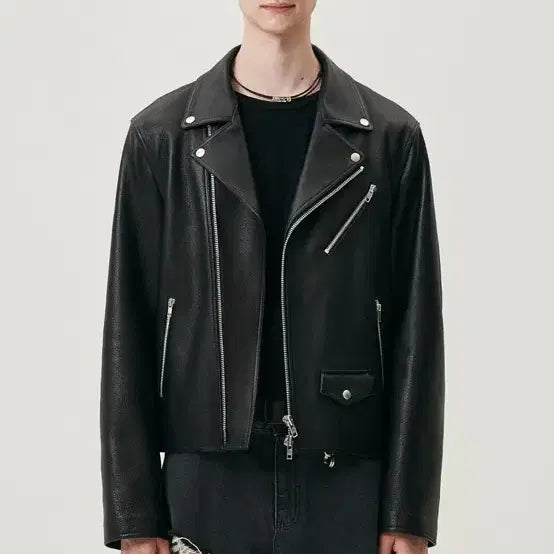 [BUNJANG] Dope Jason Cowhide 100 Double Rider Jacket / 도프제이슨 카우하이드 100 라이더 자켓