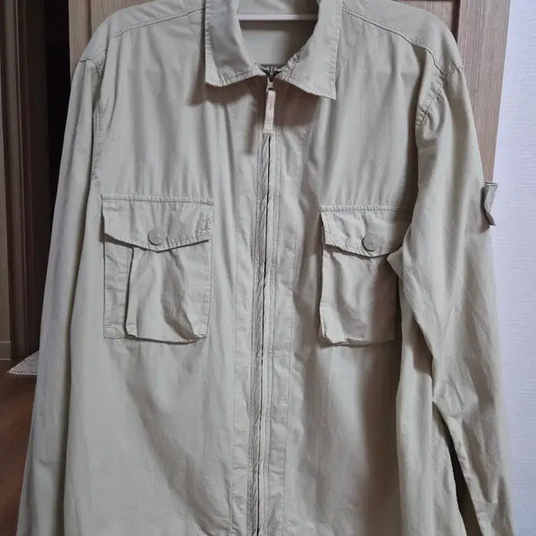 [BUNJANG] Stone Island Zip-Up Jacket Beige L / 정품))스톤아일랜드 집업 자켓 L
