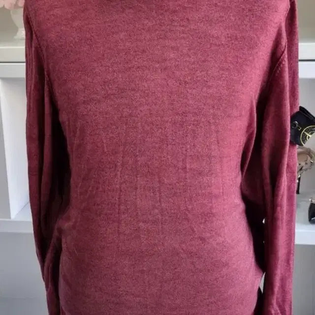 [BUNJANG] Stone Island Knit Wine M / 스톤아일랜드 니트 와인