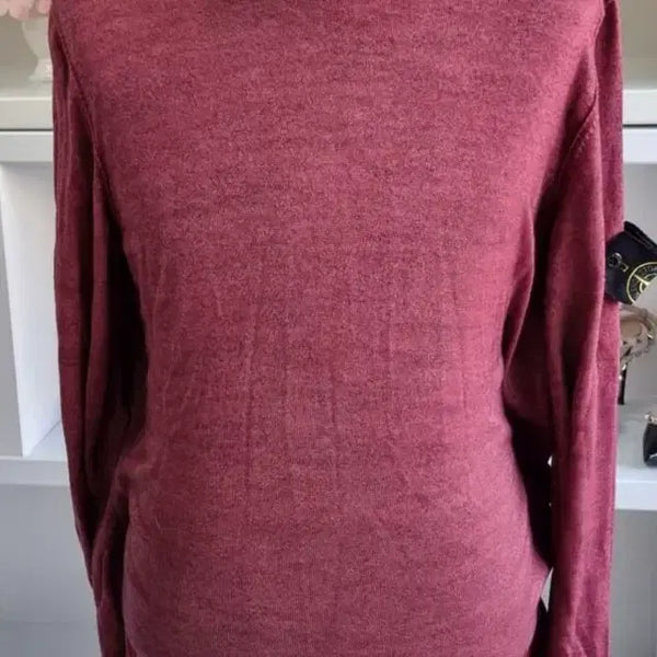 [BUNJANG] Stone Island Knit Wine M / 스톤아일랜드 니트 와인