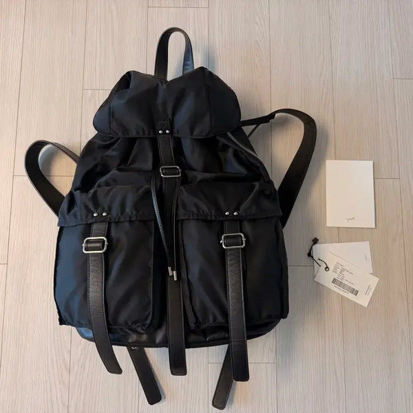[BUNJANG] YOUTH Rucksack Backpack Nylon Black / 유스 럭색 백팩 팝니다.