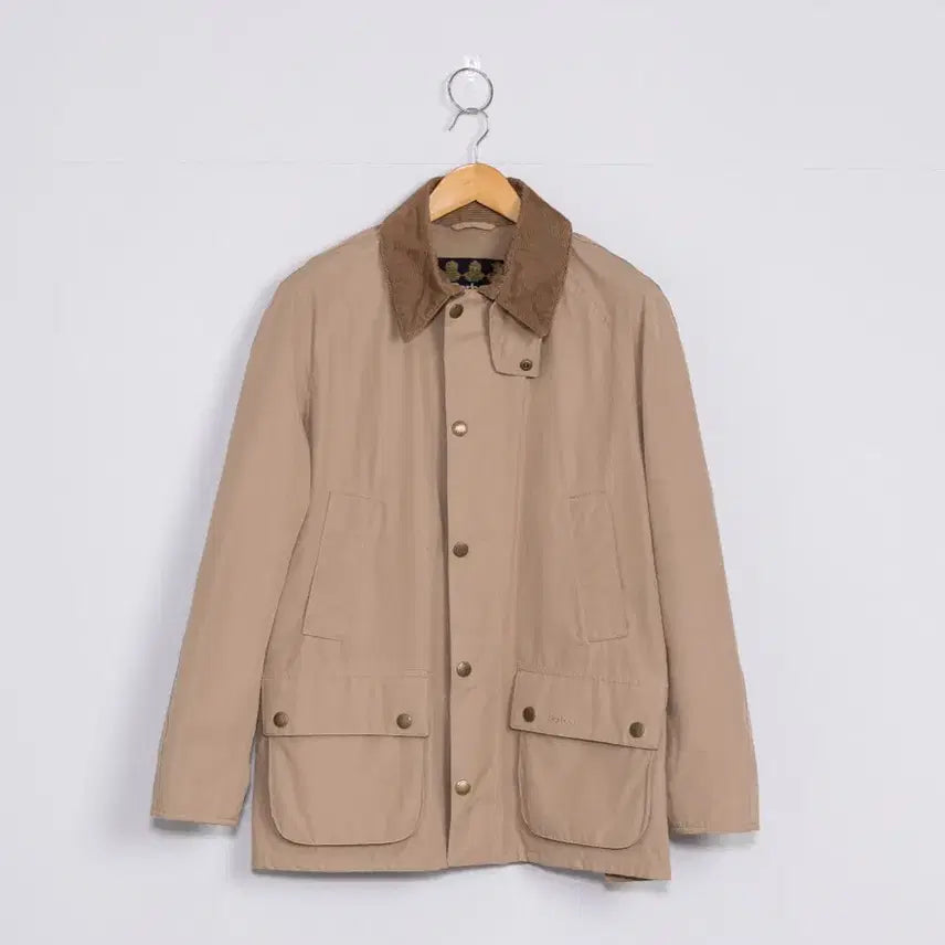 [BUNJANG] Barbour Waxed Jacket Beige / 바버 논왁스 자켓 베이지
