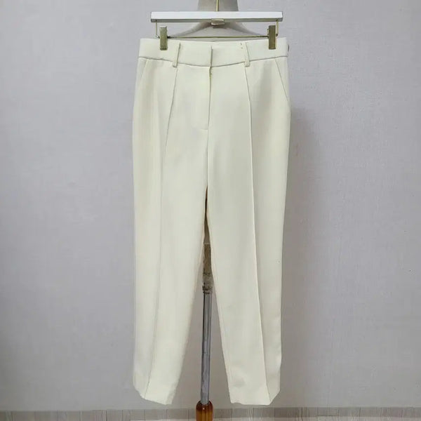 [BUNJANG] YUMER White Slacks (New) / 유메르 화이트슬랙스(새상품)
