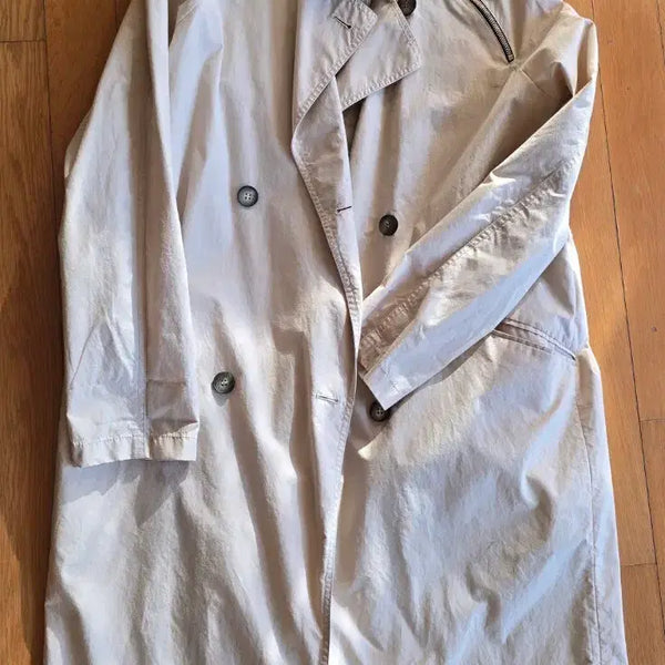 [BUNJANG] Sandro Beige Trench Coat / 산드로 트렌치