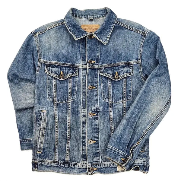 [BUNJANG] Abercrombie Denim Jacket M / 아베크롬비 청자켓 데님 자켓 M