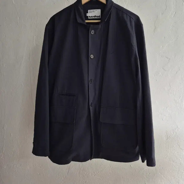 [BUNJANG] Havehad Patch Pocket Work Jacket Navy / 해브해드 패치 포켓 워크 자켓