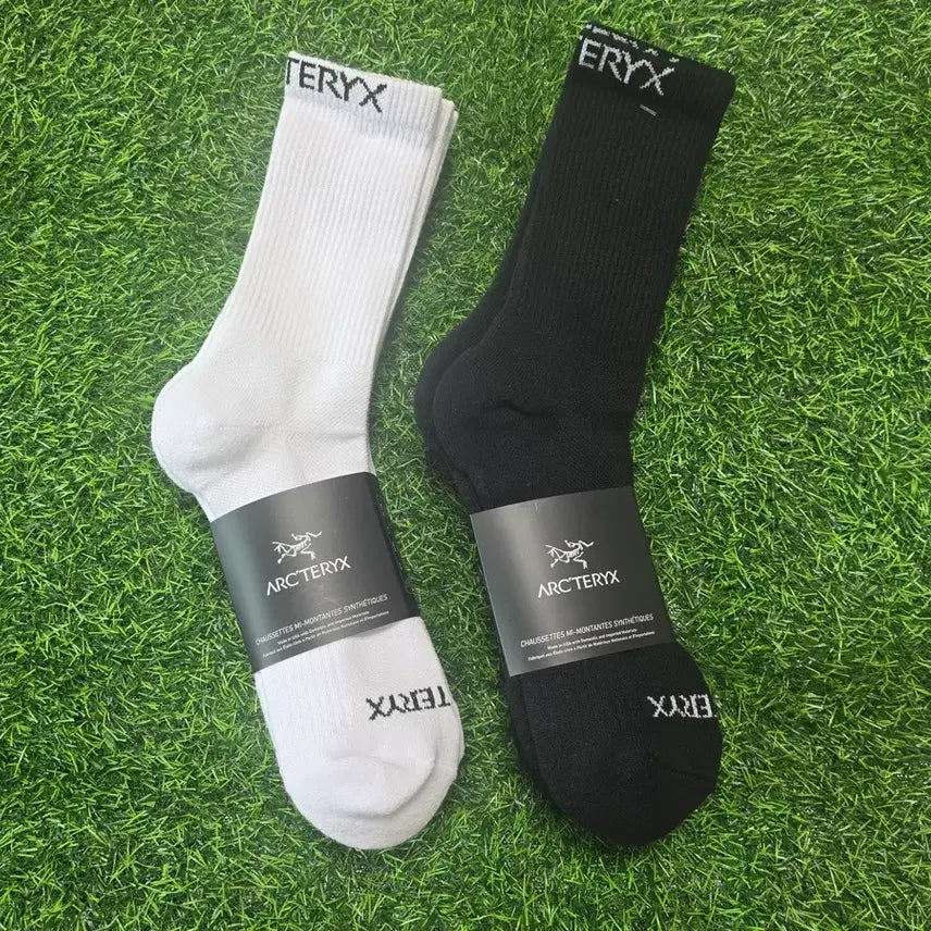 [BUNJANG] Arc'teryx Socks White/Black Set / 아크테릭스 양말 화이트/블랙