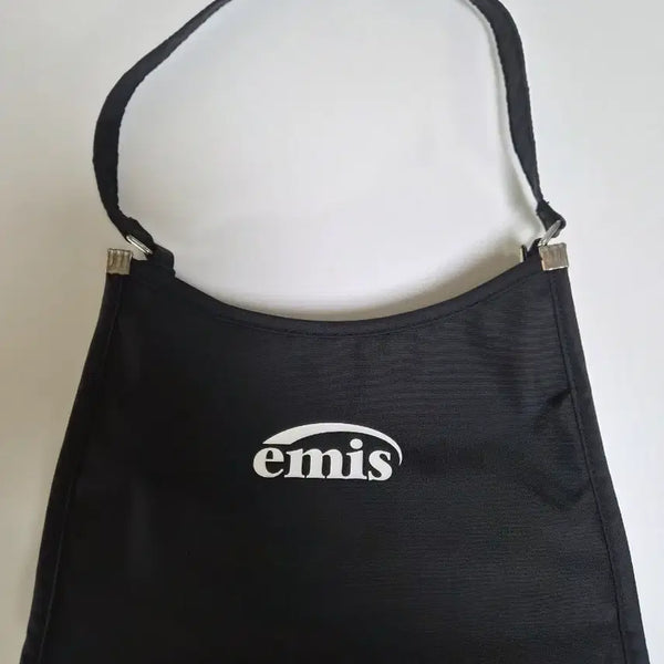 [BUNJANG] EMIS Black Square Hobo Bag / EMIS 이미스  블랙 스퀘어 호보백