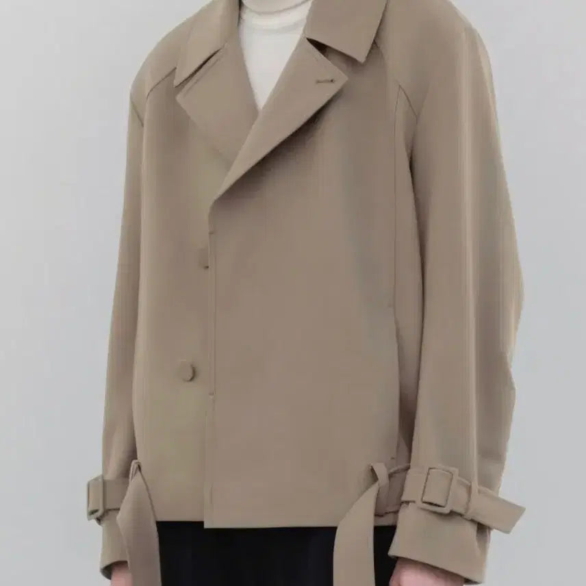 [BUNJANG] DRAW FIT Oversized Short Trench Jacket / DRAW FIT드로우핏 오버핏자켓