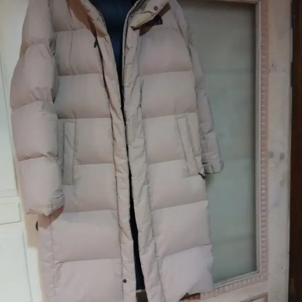 [BUNJANG] The North Face Goose Down Long Padding Beige / 노스페이스 구스롱패딩 베이지