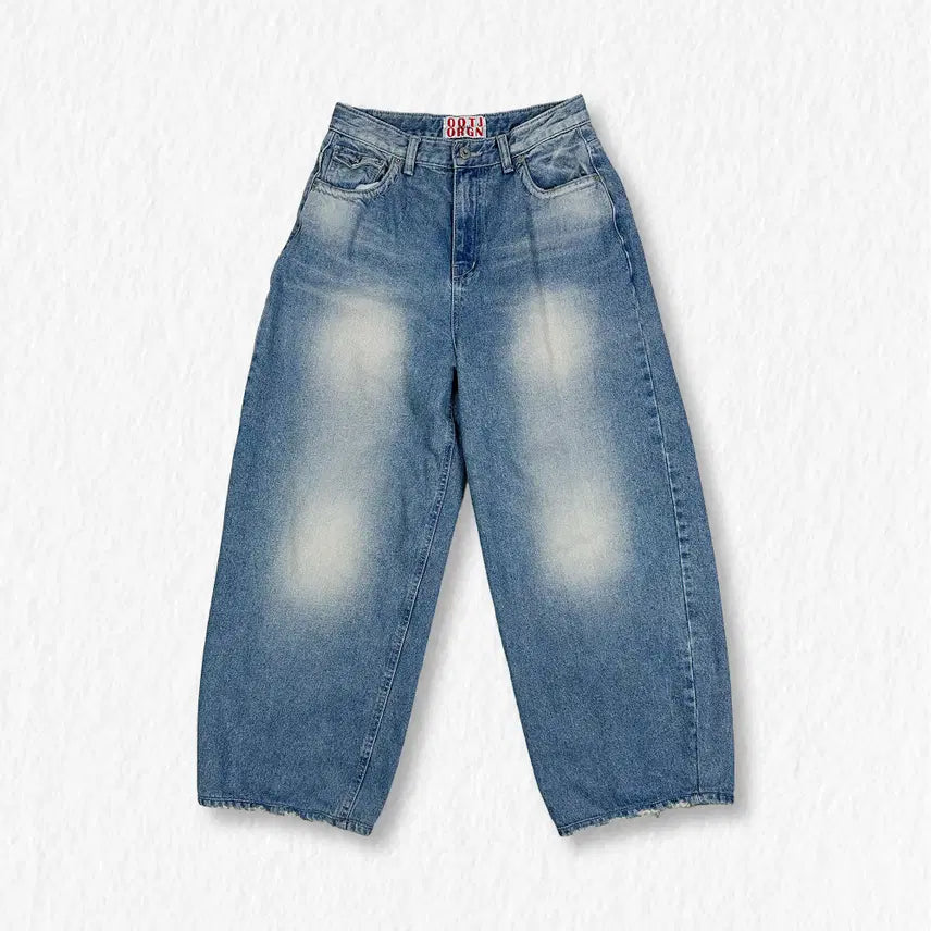 [BUNJANG] OOTJ Denim Balloon Wide Pants / OOTJ 데님 벌룬 와이드팬츠