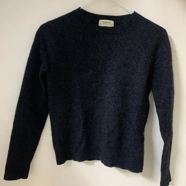 [BUNJANG] Cashmere Sweater Black / 캐시미어 스웨터 블랙