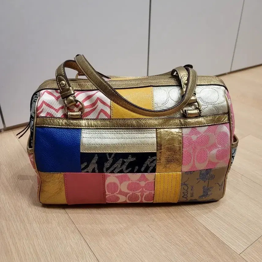[BUNJANG] Coach Patchwork Shoulder Bag / 코치 패치워크 숄더백