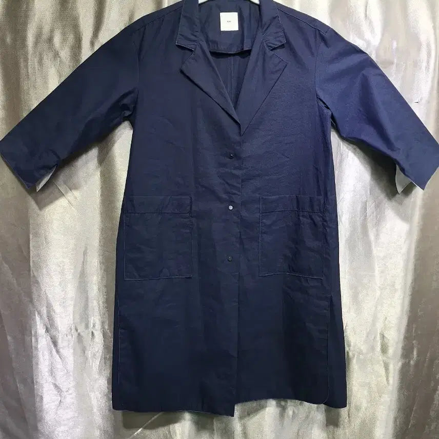 [BUNJANG] KUHO Navy Long Jacket / KUHO 네이비 롱 자켓 85-94-160