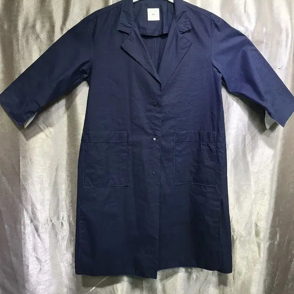 [BUNJANG] KUHO Navy Long Jacket / KUHO 네이비 롱 자켓 85-94-160