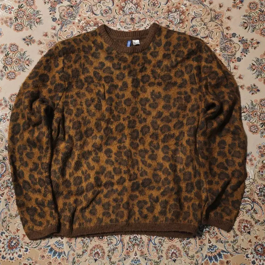 [BUNJANG] H&M Leopard Knit Sweater / H&M 레오파드 니트