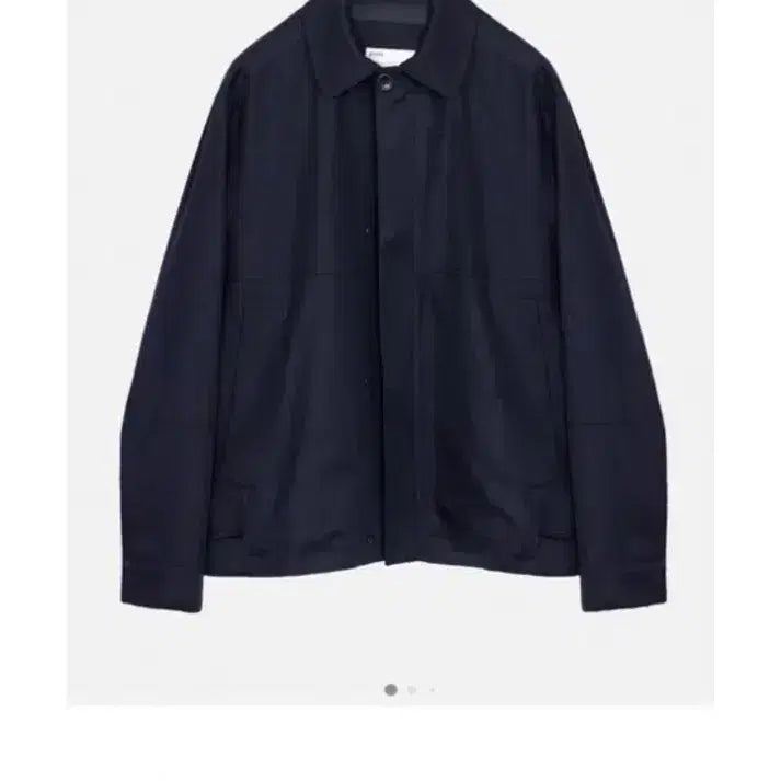 [BUNJANG] GONAK Chambray Trucker Jacket Dark Navy / (L) 고낙 샴브레이 트러커 자켓 다크 네이비