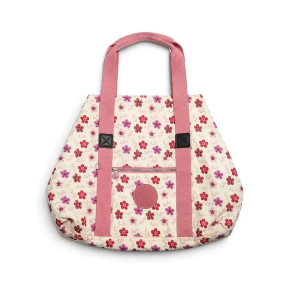 [BUNJANG] Kipling Flower Pattern Boston Bag OS / (OS)키플링 플라워 패턴 보스턴백