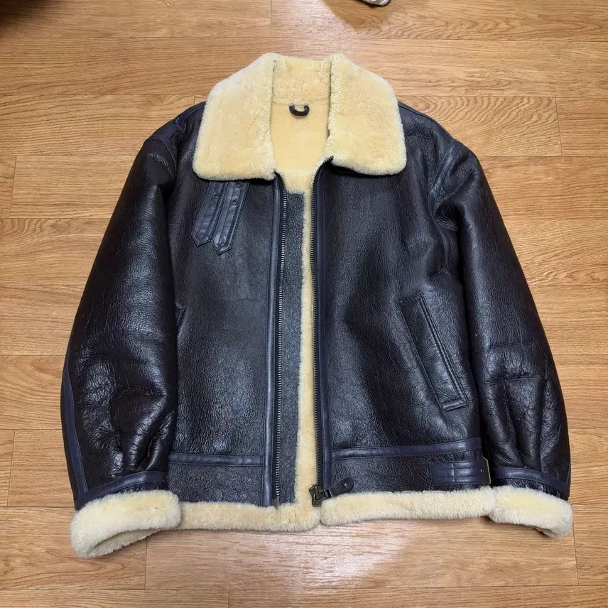 [BUNJANG] B3 Shearling Leather Jacket / B3 무스탕