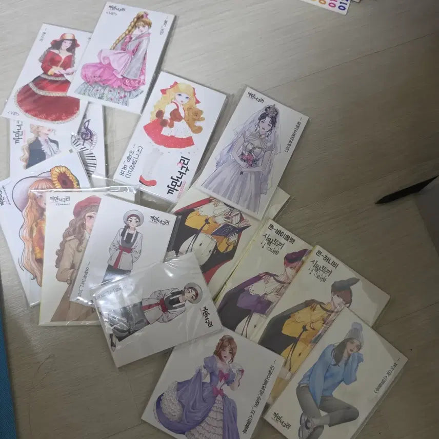 [BUNJANG] Character Sticker Set 1 / 묻지마 인물스티커 1