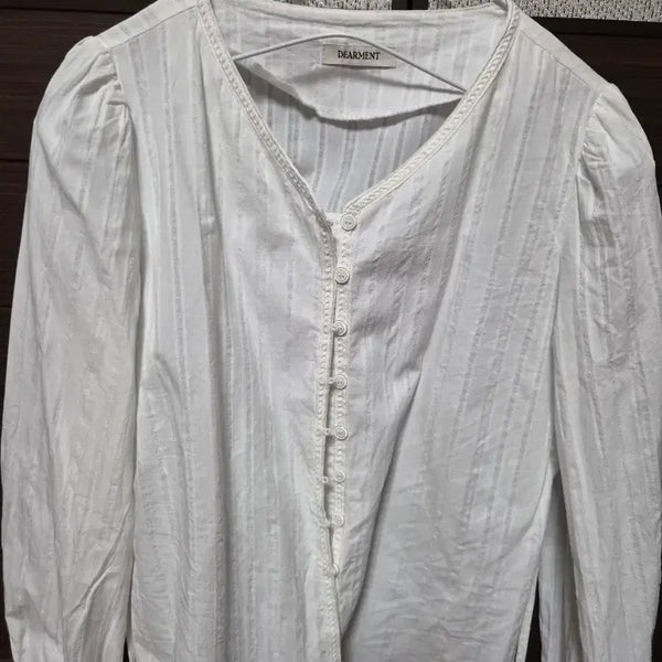 [BUNJANG] Diamant White Blouse / 디어먼트 블라우스 화이트