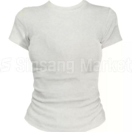 [BUNJANG] Soft Touch Cotton Blend Basic Short Sleeve T-Shirt / [빠른발송] 데일리 무지 이너 반팔티 퀄리티 핏좋음 실켓 쫀득 인기 기본