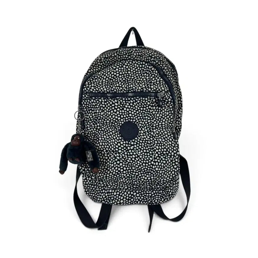 [BUNJANG] Kipling Dot Pattern Backpack (OS) / (OS) 키플링 도트 패턴 백팩