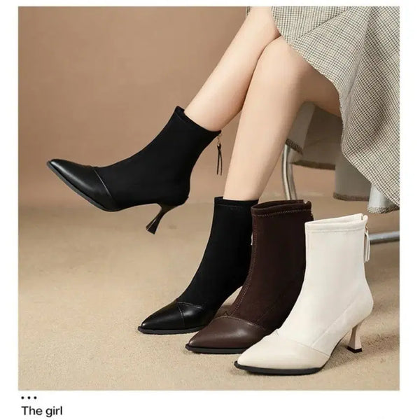 [BUNJANG] Dark Brown Ankle Boots / 앵클부츠