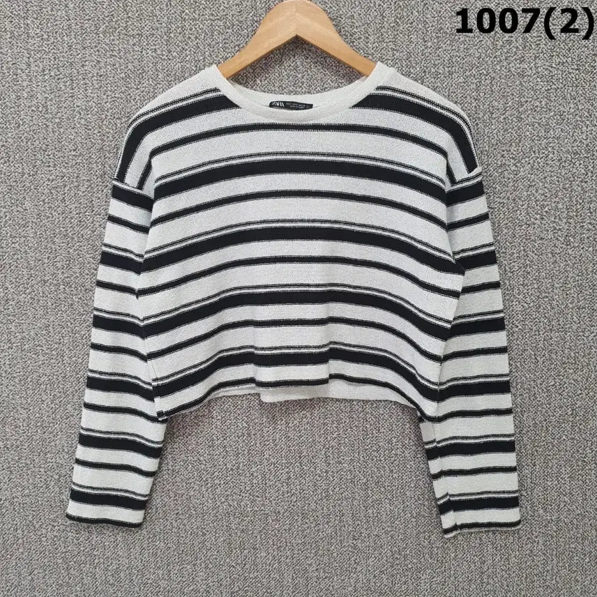 [BUNJANG] Zara Striped Knit Top / ZARA 단가라 니트 s