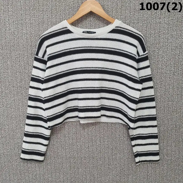 [BUNJANG] Zara Striped Knit Top / ZARA 단가라 니트 s