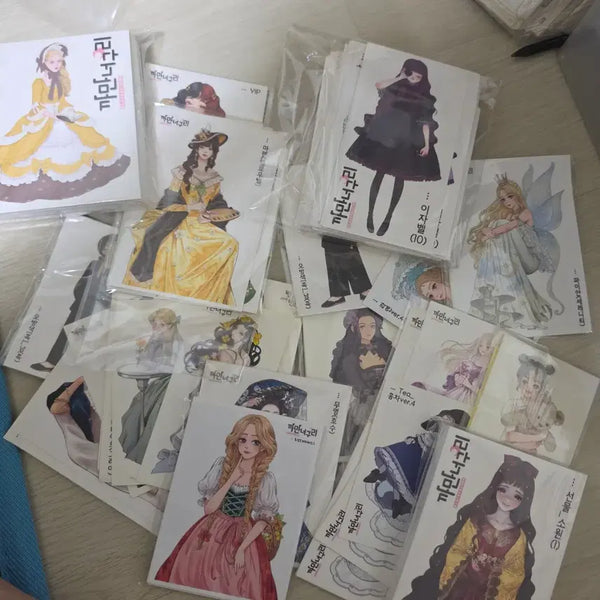 [BUNJANG] Unidentified Character Sticker Set 4 / 묻지마 인물스티커 4