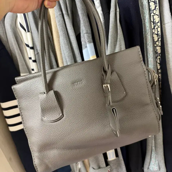 [BUNJANG] TOD'S Leather Note Medium Tote Bag / TODS 토즈  정품 신품급 노트 미디움 토트백 가방