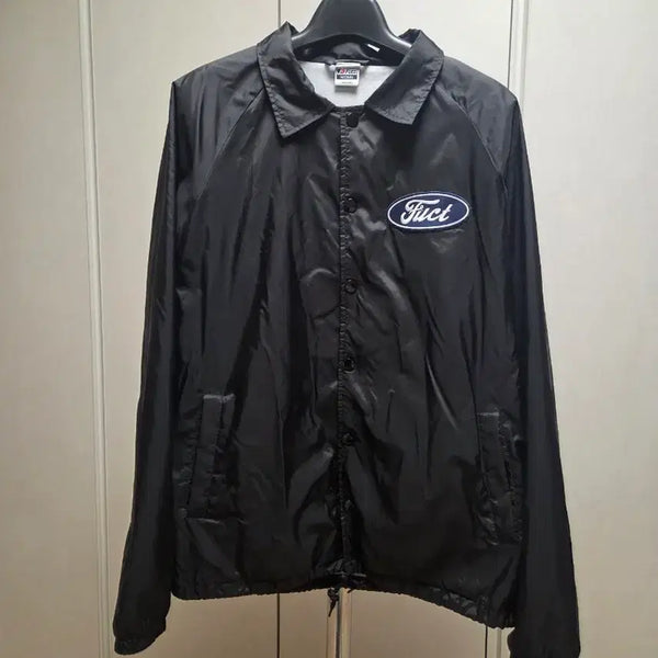 [BUNJANG] Fuct Oval Logo Coach Jacket Black / 퍽트(fuct) coach jacket