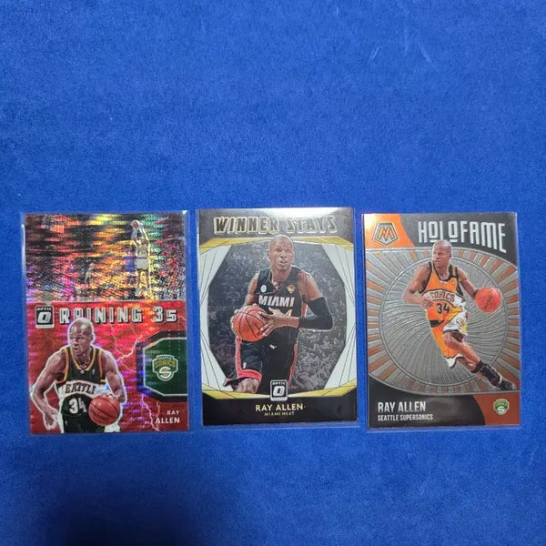 [BUNJANG] Ray Allen Basketball Cards (3 Types) / 레이 알렌 농구 카드 3종