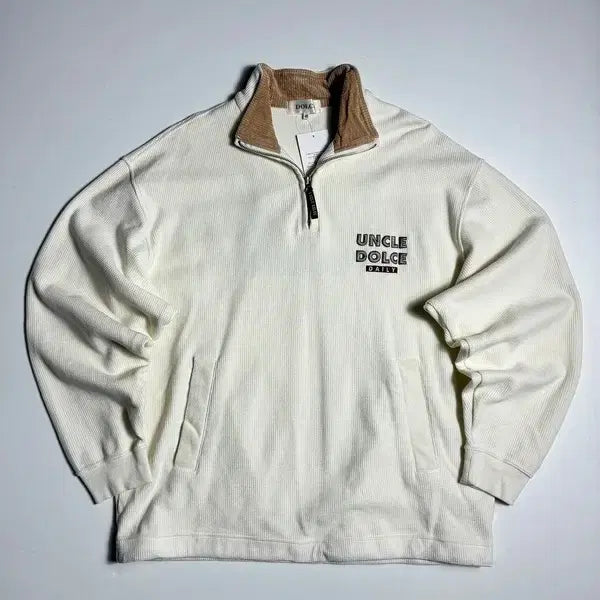 [BUNJANG] Uncle Dolce Daily Half Zip-Up Sweatshirt / 엉클돌체 데일리 하프 집업 맨투맨 R4441