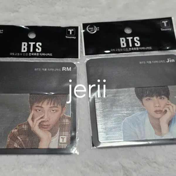 [BUNJANG] BTS BE RM Jin Set Bundle Traffic Cards / 방탄소년단 BE 교통카드 김남준 김석진 일괄
