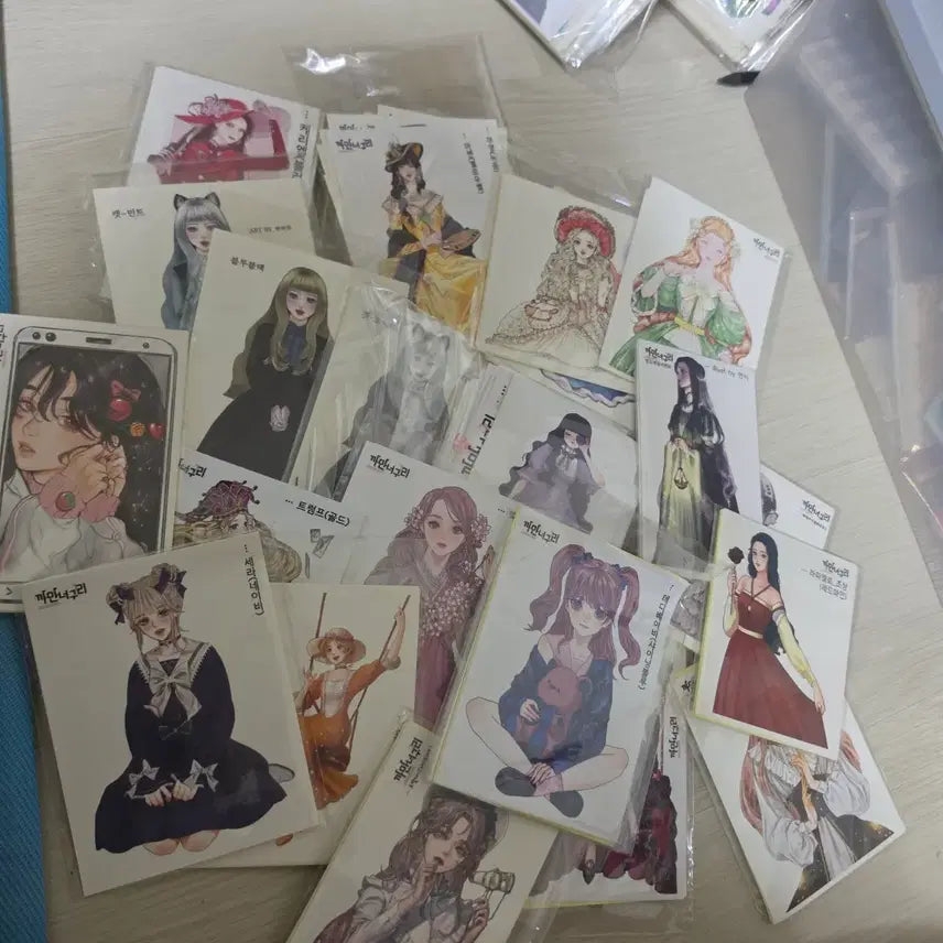 [BUNJANG] Figure Sticker Pack (6 Sheets) / 묻지마 인물스티커 6
