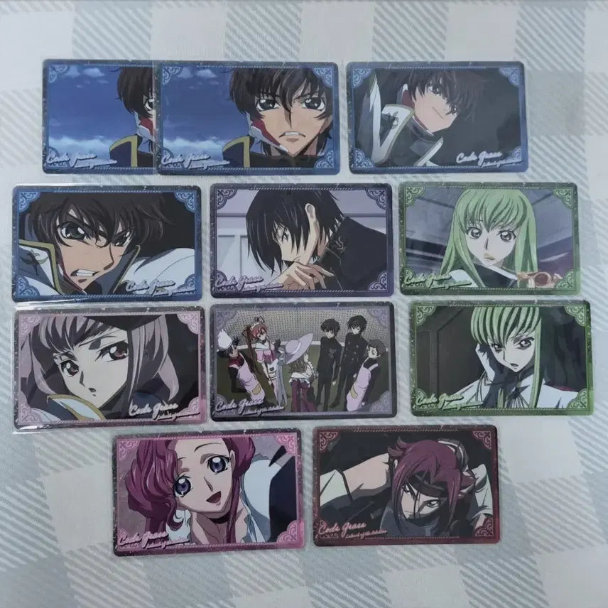 [BUNJANG] Code Geass Lelouch Suzaku C.C. Card Bundle Set / 코드기어스 를르슈 스자쿠 CC 카드 일괄