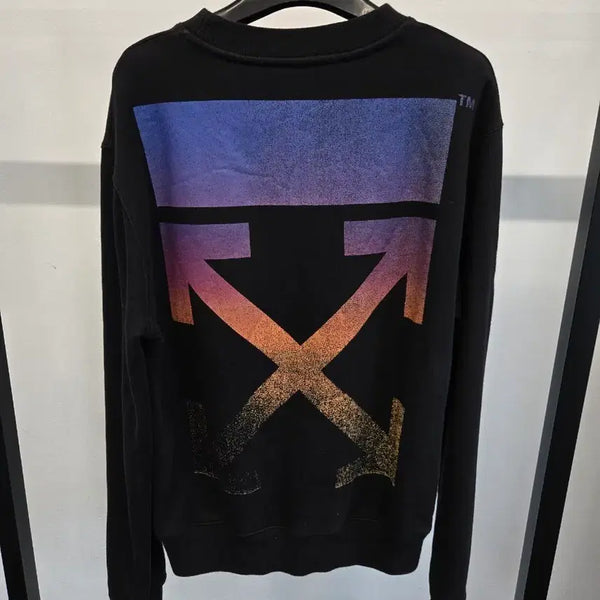[BUNJANG] Off-White Degraded Arrow Sweatshirt / 오프화이트 디그레이드 애로우 맨투맨 (100)