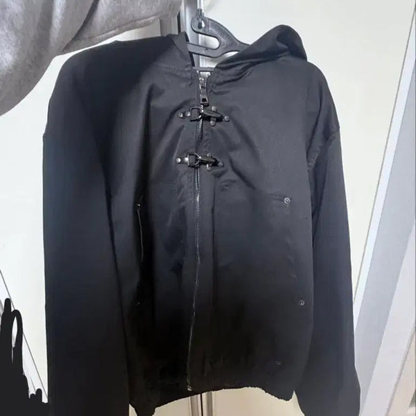 [BUNJANG] Buckle Hooded Zip-Up M / 버클 후드집업
