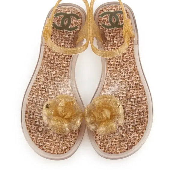 [BUNJANG] Chanel Camellia Sandals / 샤넬 까멜리아 샌들