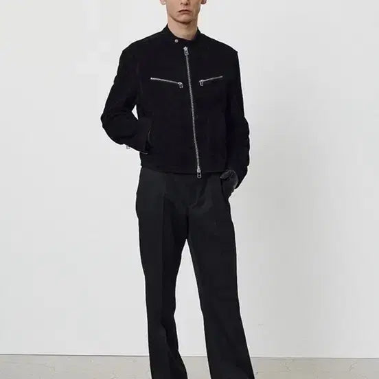 [BUNJANG] Tonywack Caprazer Suede Black Jacket / [M]토니웩 카프레이서 스웨이드 블랙
