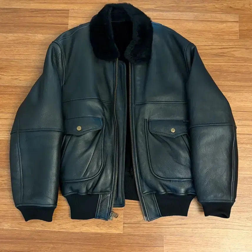 [BUNJANG] Karl Helmut Vintage Lambskin A2 Jacket / 칼 헬무트 빈티지 램스킨 A2 자켓 항공점퍼 양가죽자켓