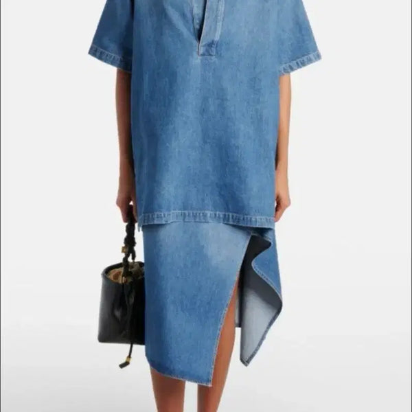 [BUNJANG] Plan C Oversized Denim Shirt / PLAN C 플랜씨 오버사이즈 데님 셔츠 새상품 세트가능!