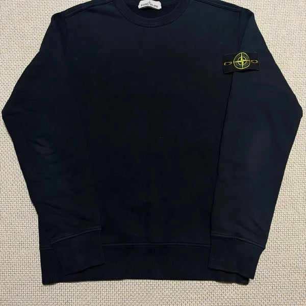 [BUNJANG] Stone Island Black Patch Sweatshirt L / [L/백화점판] 스톤아일랜드 블랙 와펜 맨투맨